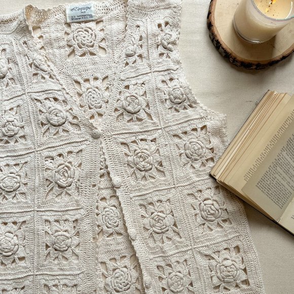 Tops - Beautiful Handmade Crochet Vest